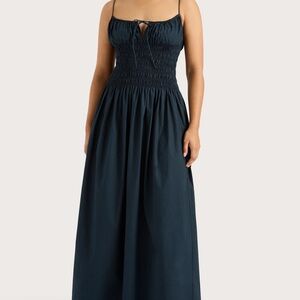 Faithfull the Brand Dark Blue Maxi Dress